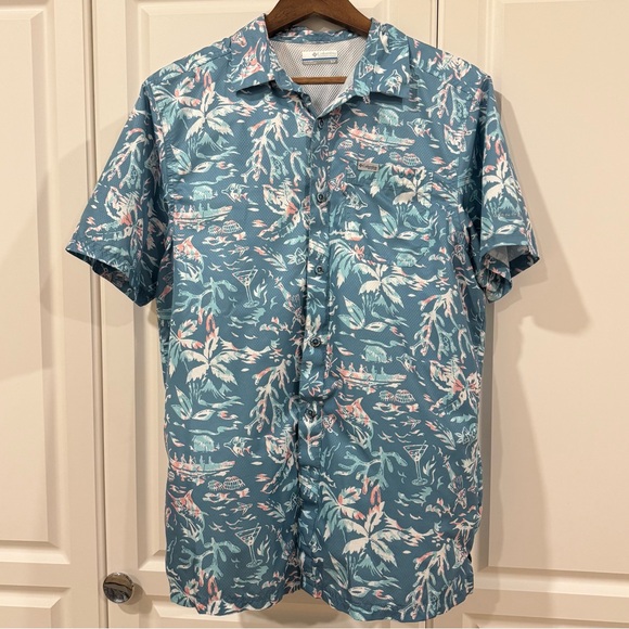 Columbia Other - Columbia Men's Tropical Blue Shirt